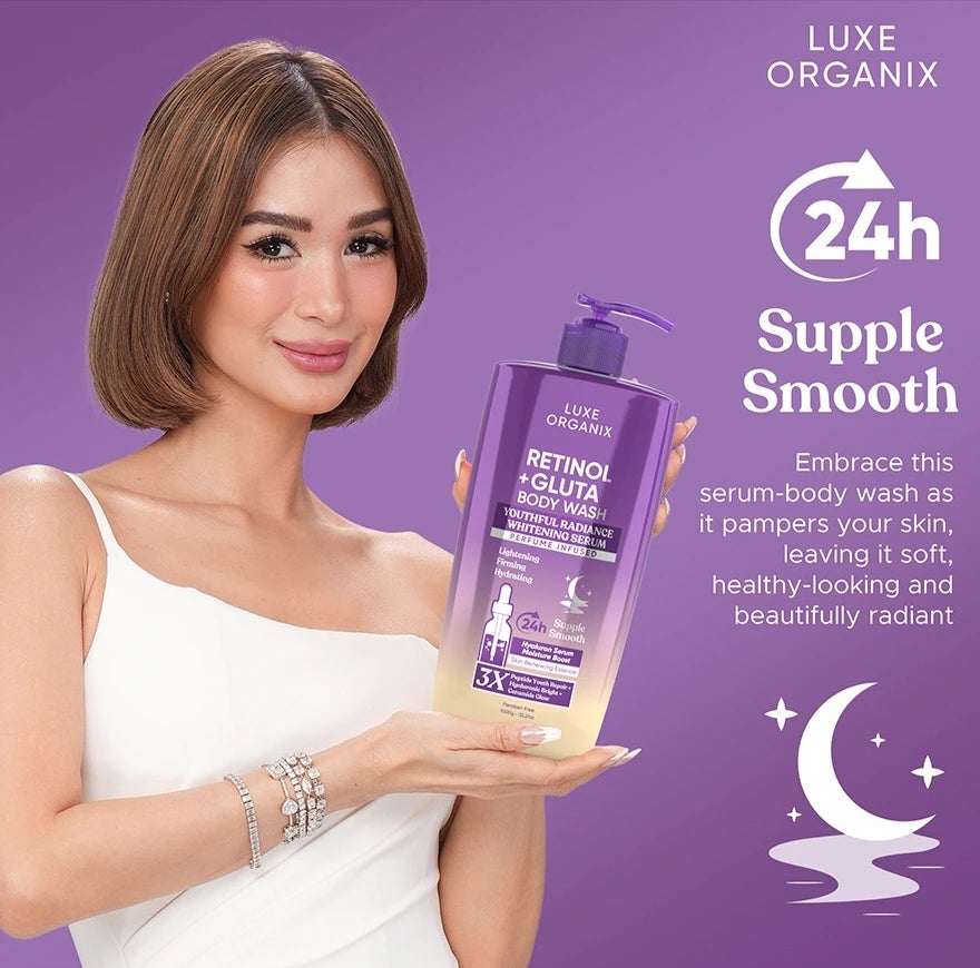 Luxe Organix Retinol + Gluta Youthful Radiance Whitening Seru Perfume Infused Body Wash 1000G