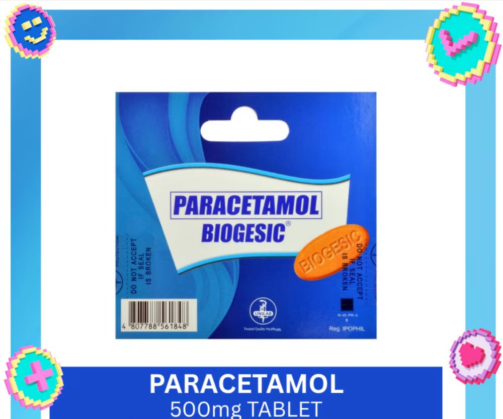 Biogesic Paracetamol 500mg 10 Tablets