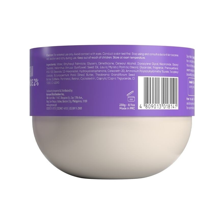 Luxe Organix Bye Bye Bum Bumps Clear and Firm Cellulite Cream 230g