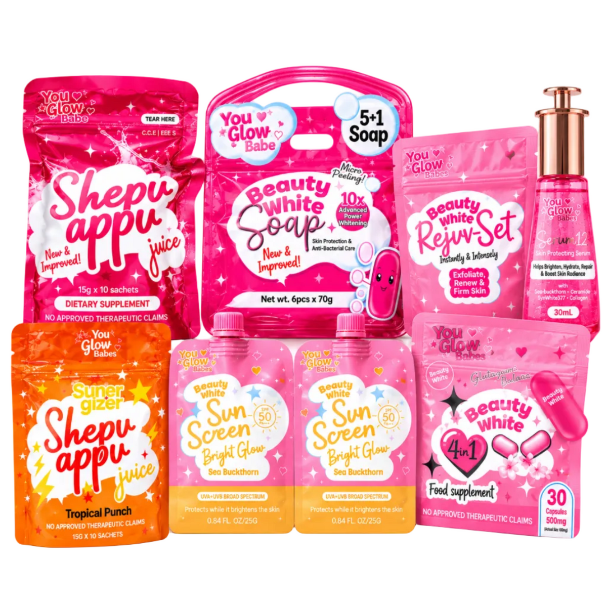 BUNDLE DEALS - You Glow Babe Beauty Set