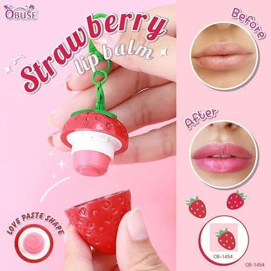 Obuse Strawberry Lipbalm