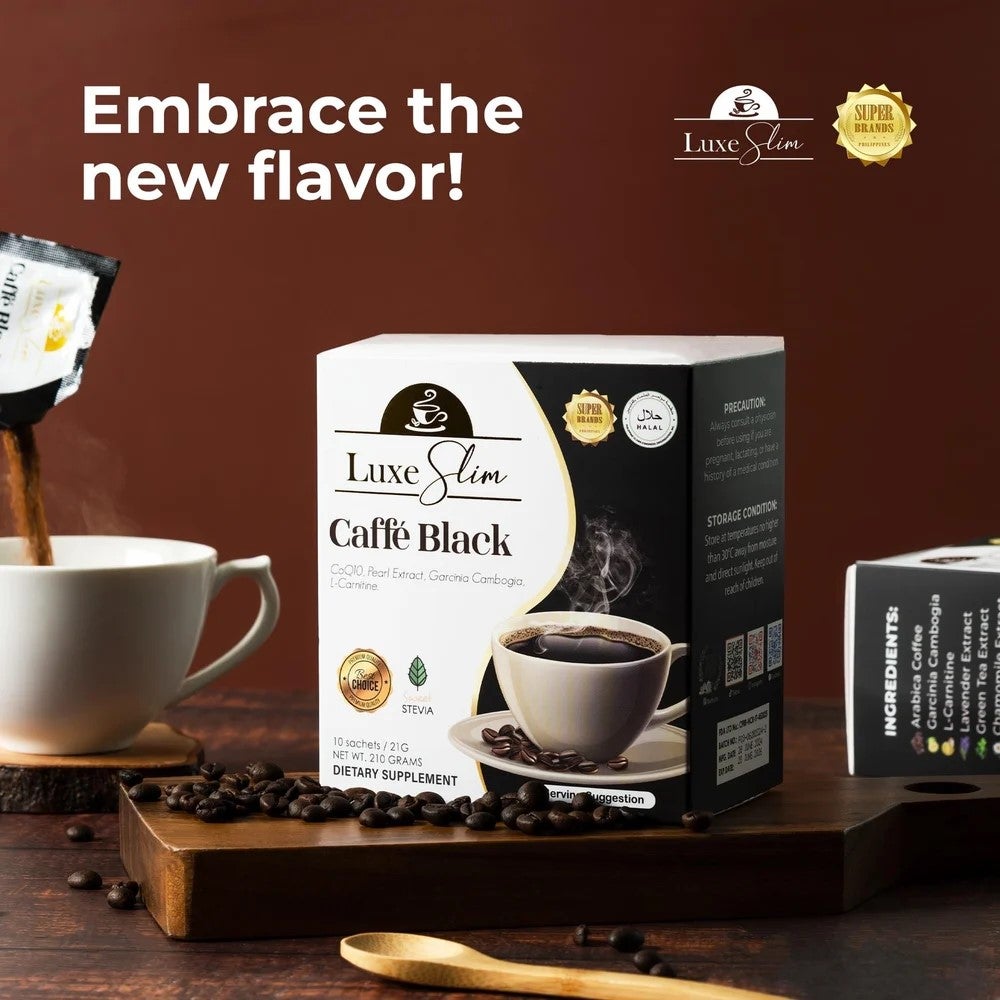Luxe Slim Caffe Black 210g