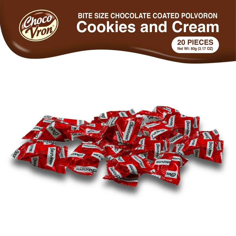 ChocoVron Bite Size Cookies & Cream 80g