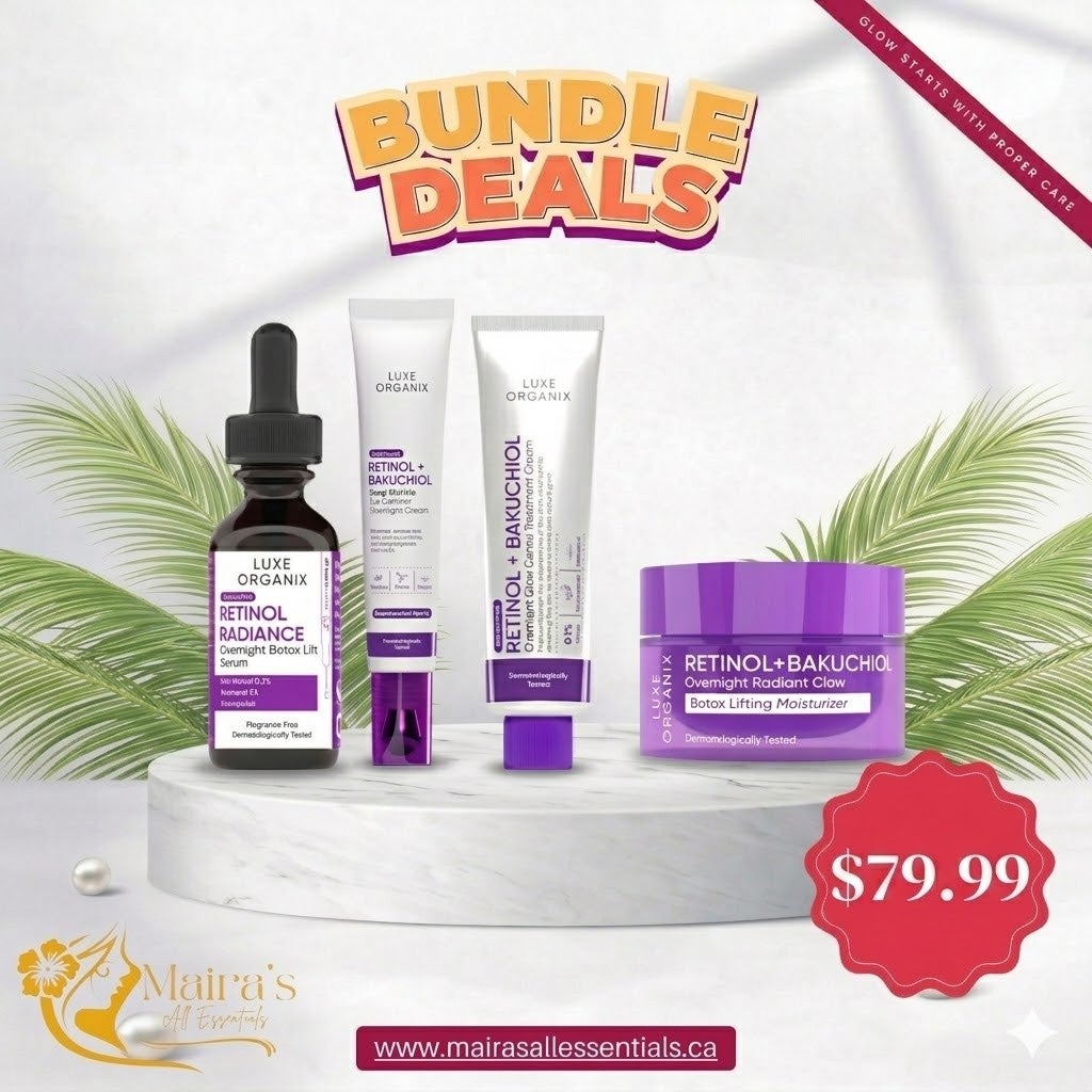 BUNDLE DEALS - Luxe Organix Retinol + Bakuchiol Set