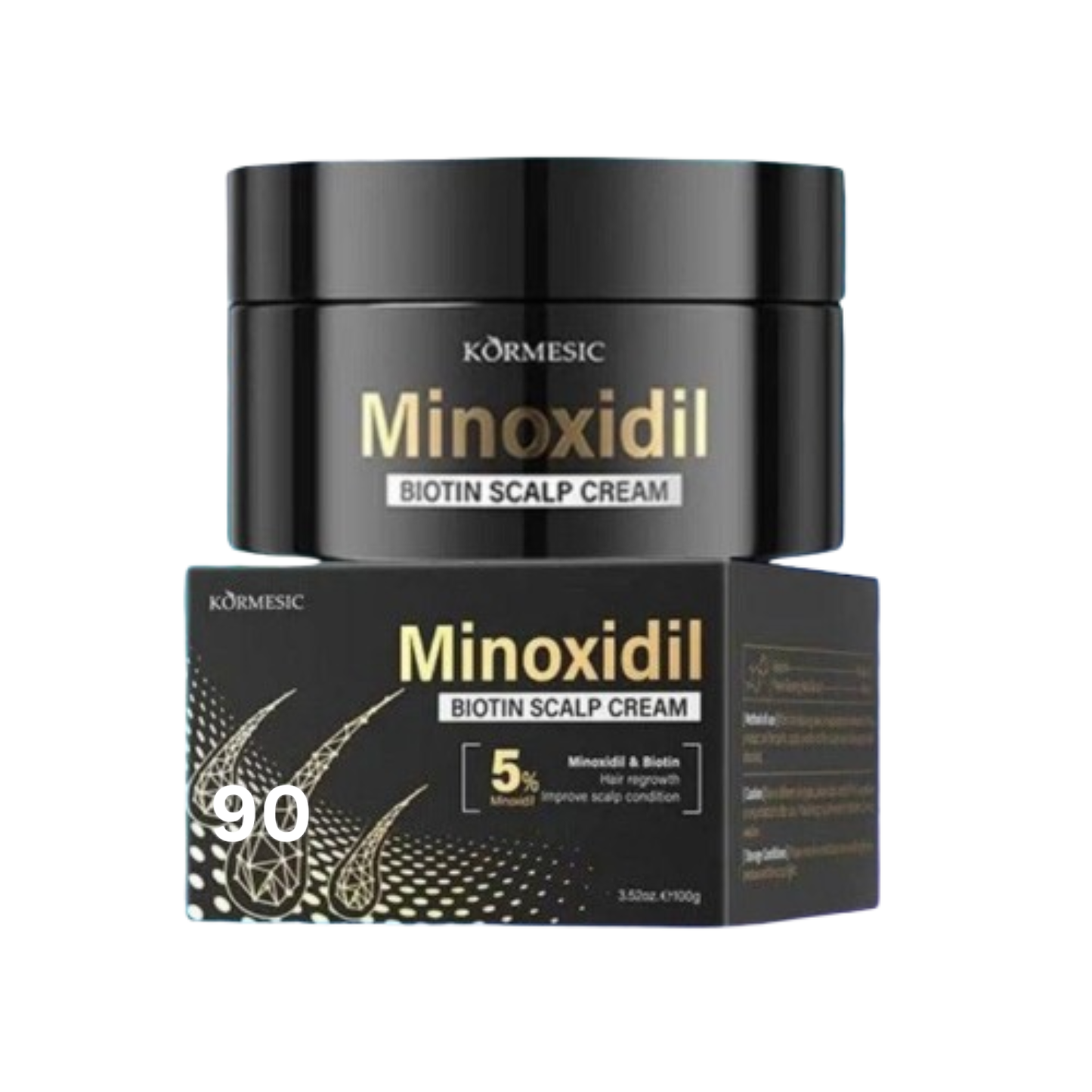 Kormesic Minoxidil Biotin Scalp Cream 100g