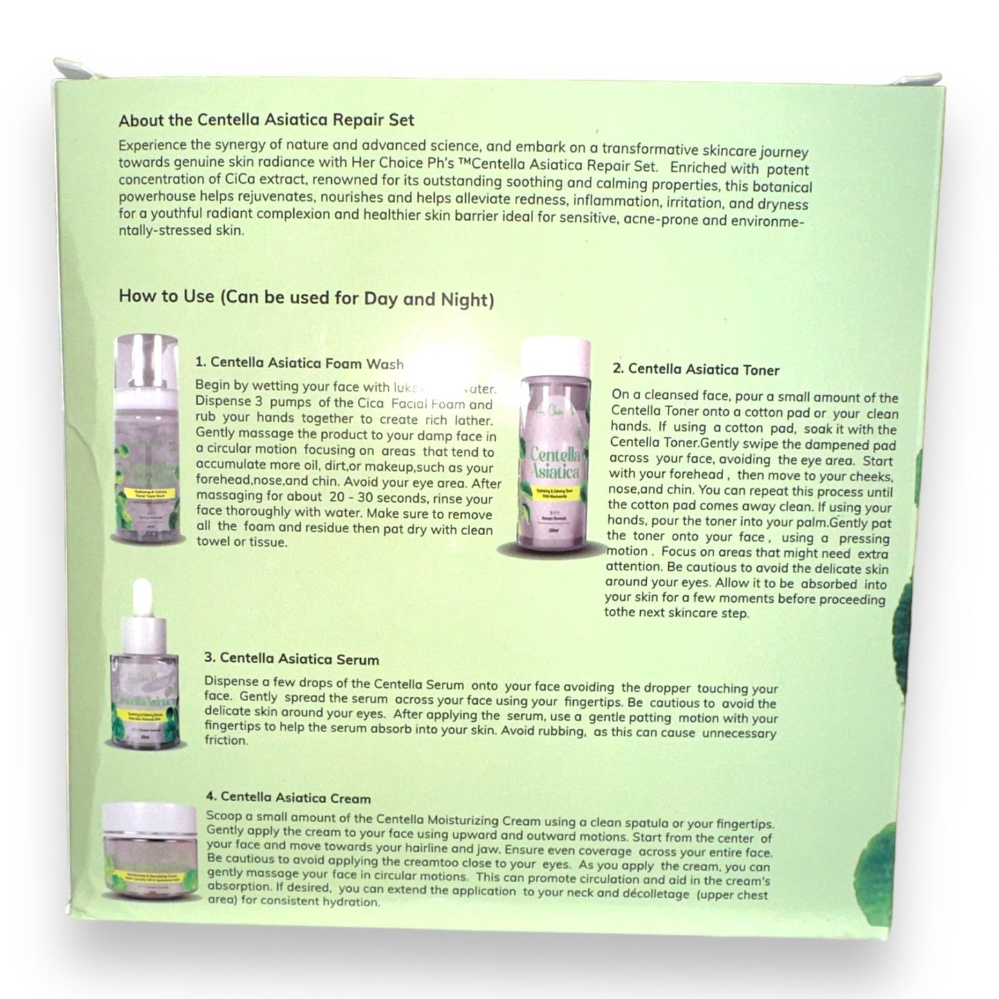 Her Choice Ph Centella Asiatica Premium Repair Set