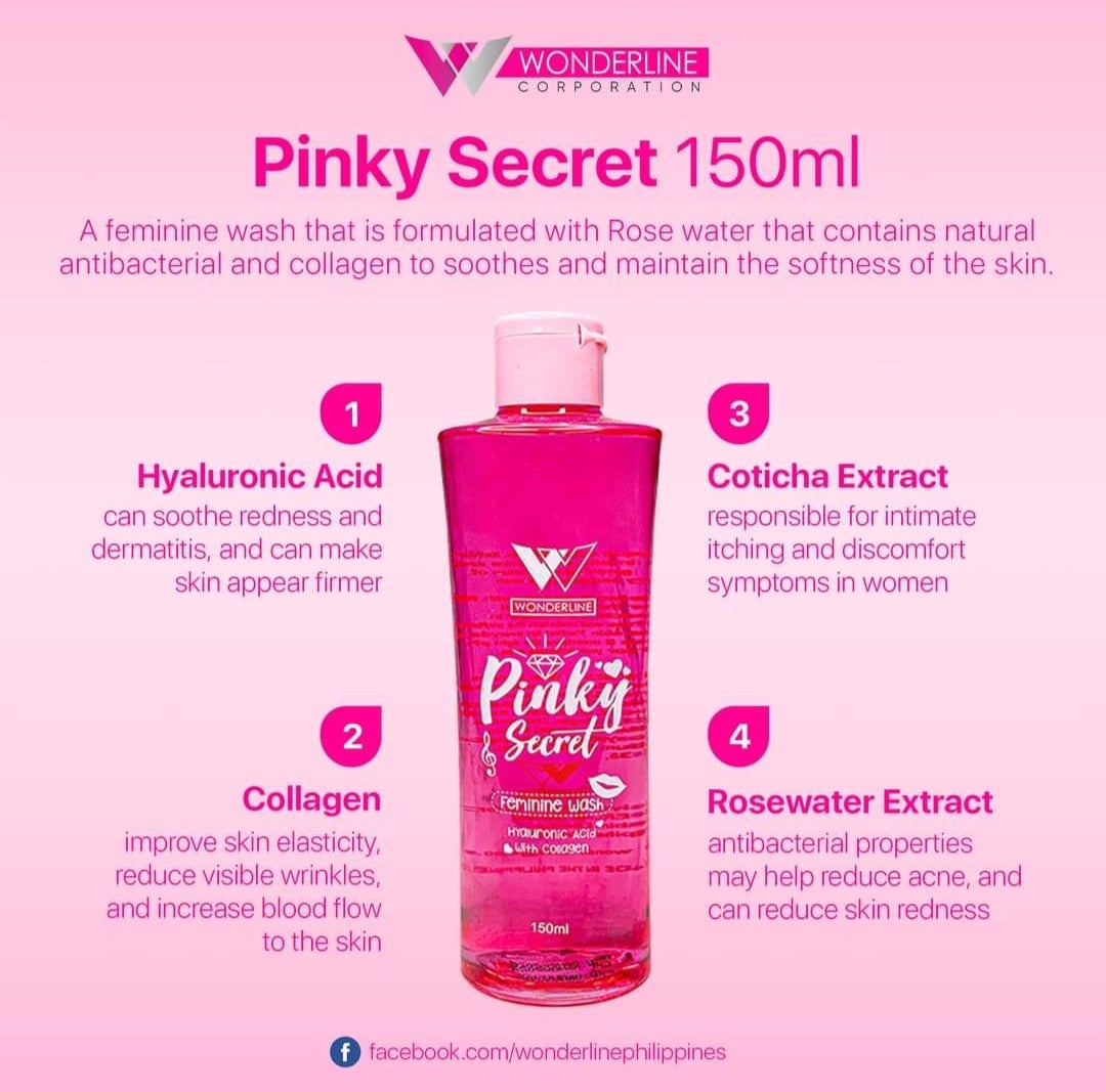 Wonderline Pinky Secret Feminine Wash 150ml