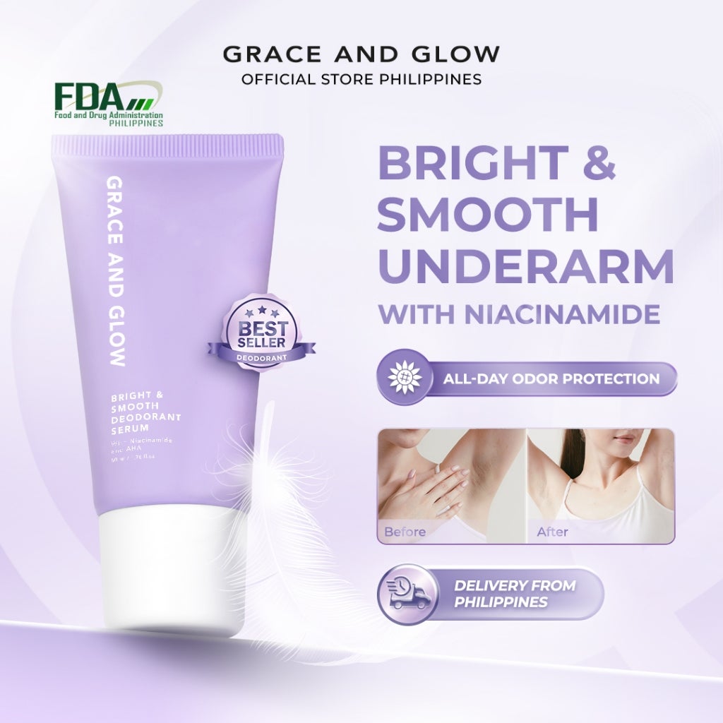 Grace and Glow Bright & Smooth Deodorant Serum Roll On