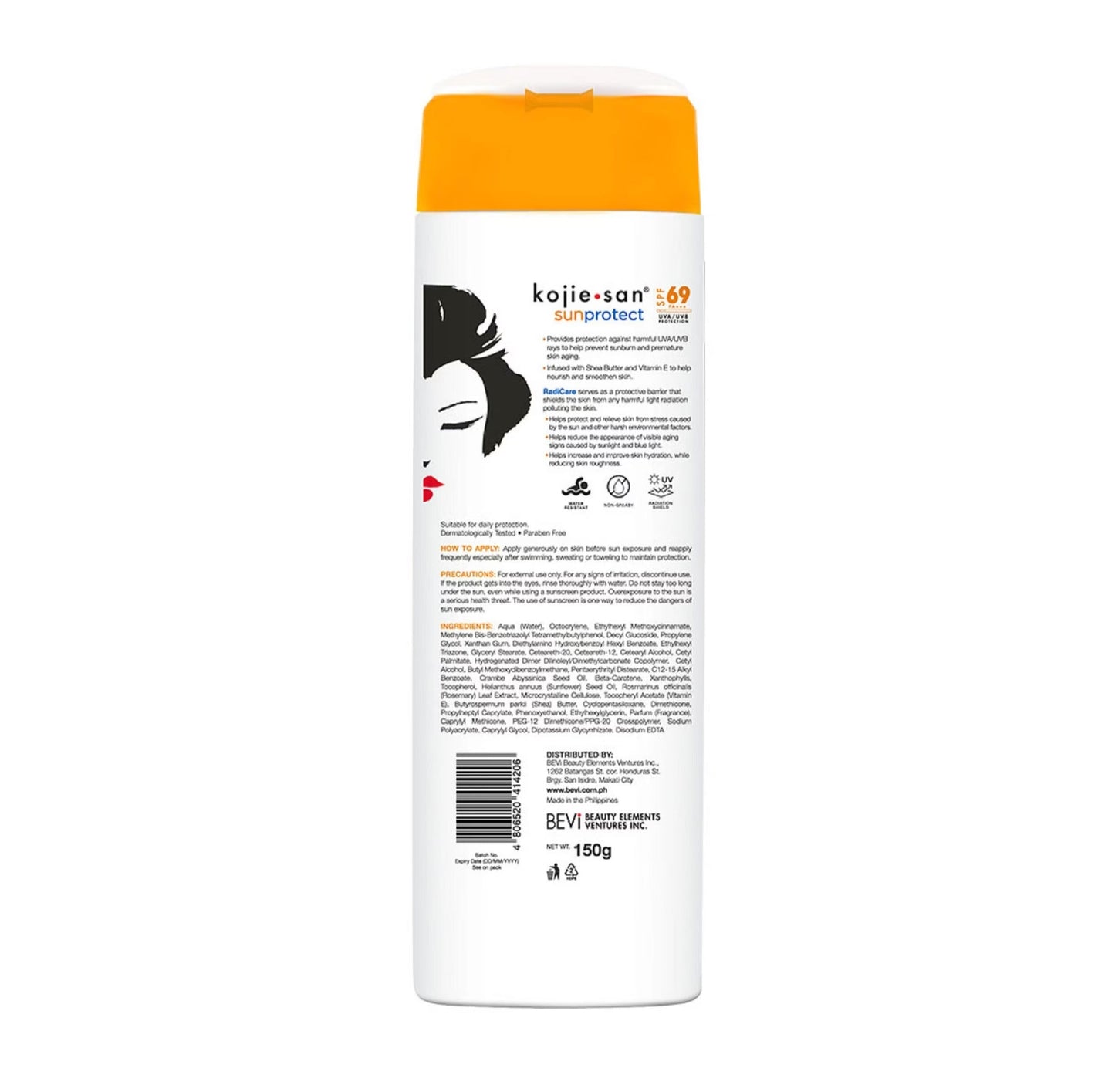 Kojie San SunProtect SPF69 PA+++ Body 150g