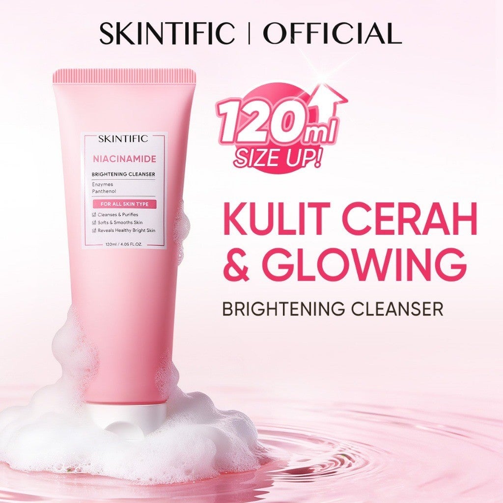 Skintific Niacinamide brightening Cleanser 120ml