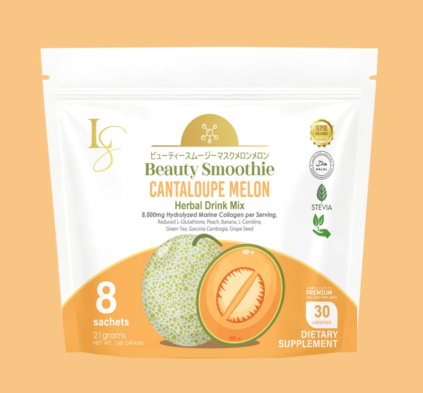 Luxe Slim Cantaloupe Melon