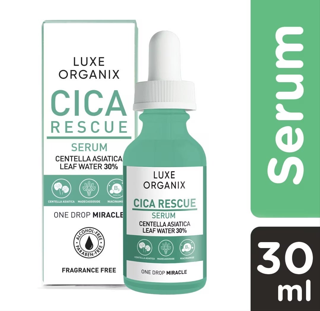 Luxe Organix Cica Rescue Calming Serum 30ml