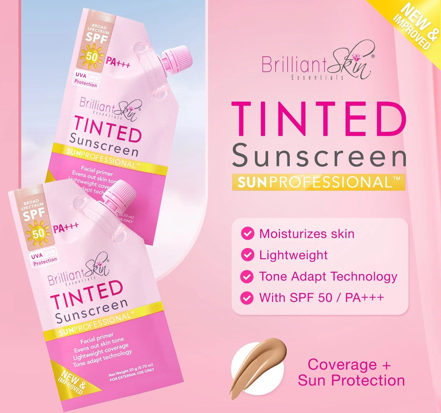 Brilliant Skin Tinted Sunscreen SPF50 PA+++ 20g