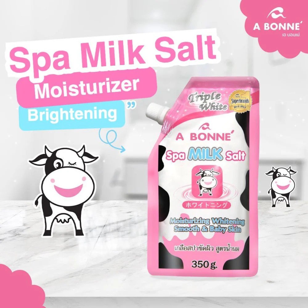 A Bonne' Spa Milk Salt Scrub Pouch 350g