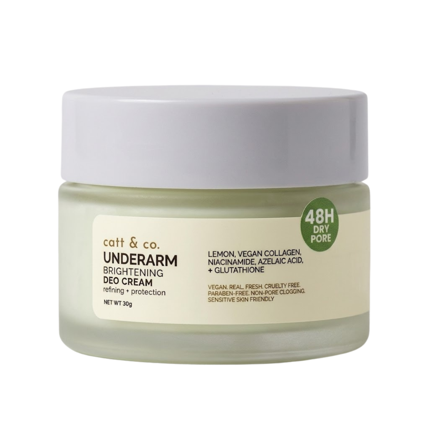 Catt & Co Underarm Brightening Deo Cream 30g