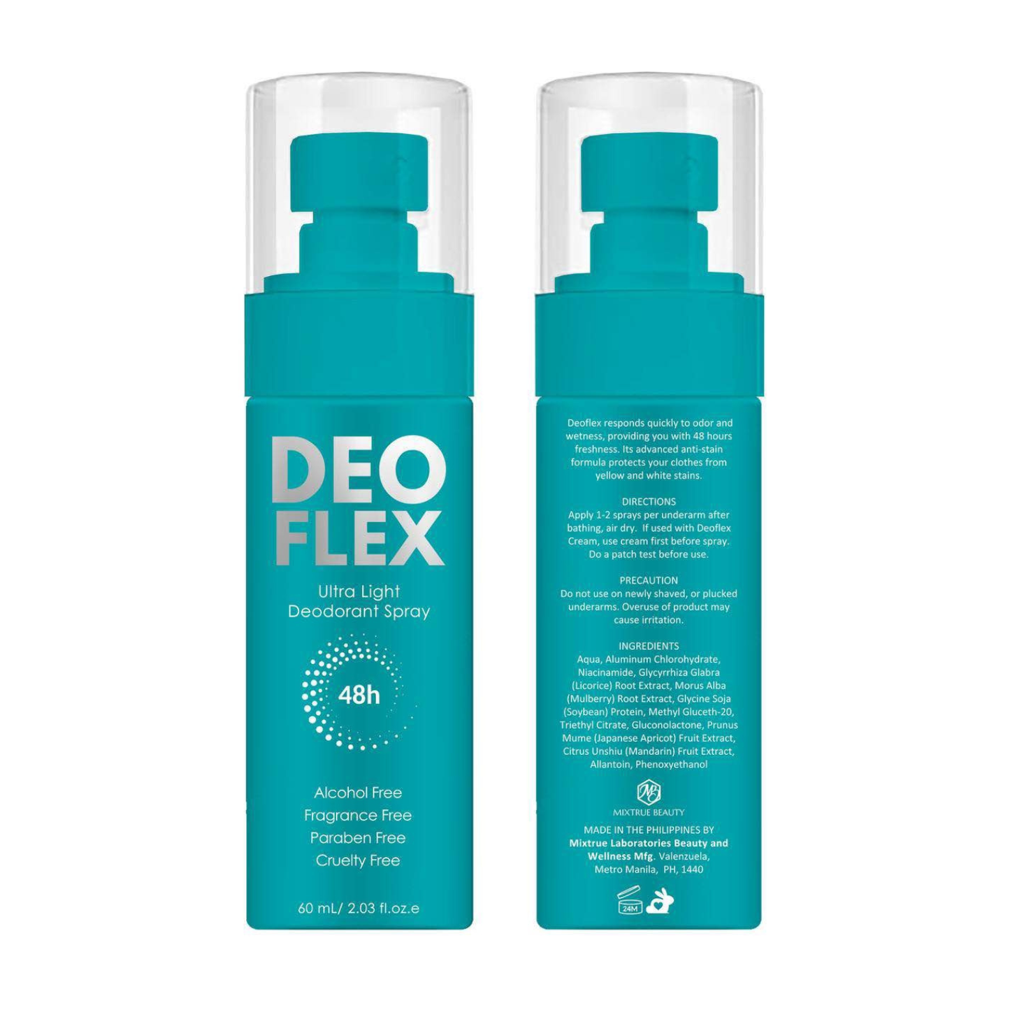 Deoflex Ultra Light Deodorant Spray 60ml