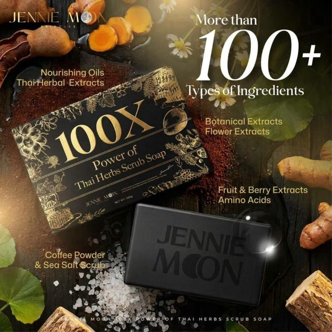 Jennie Moon 100X Power Of Thai Herbs Scrub Soap 180g