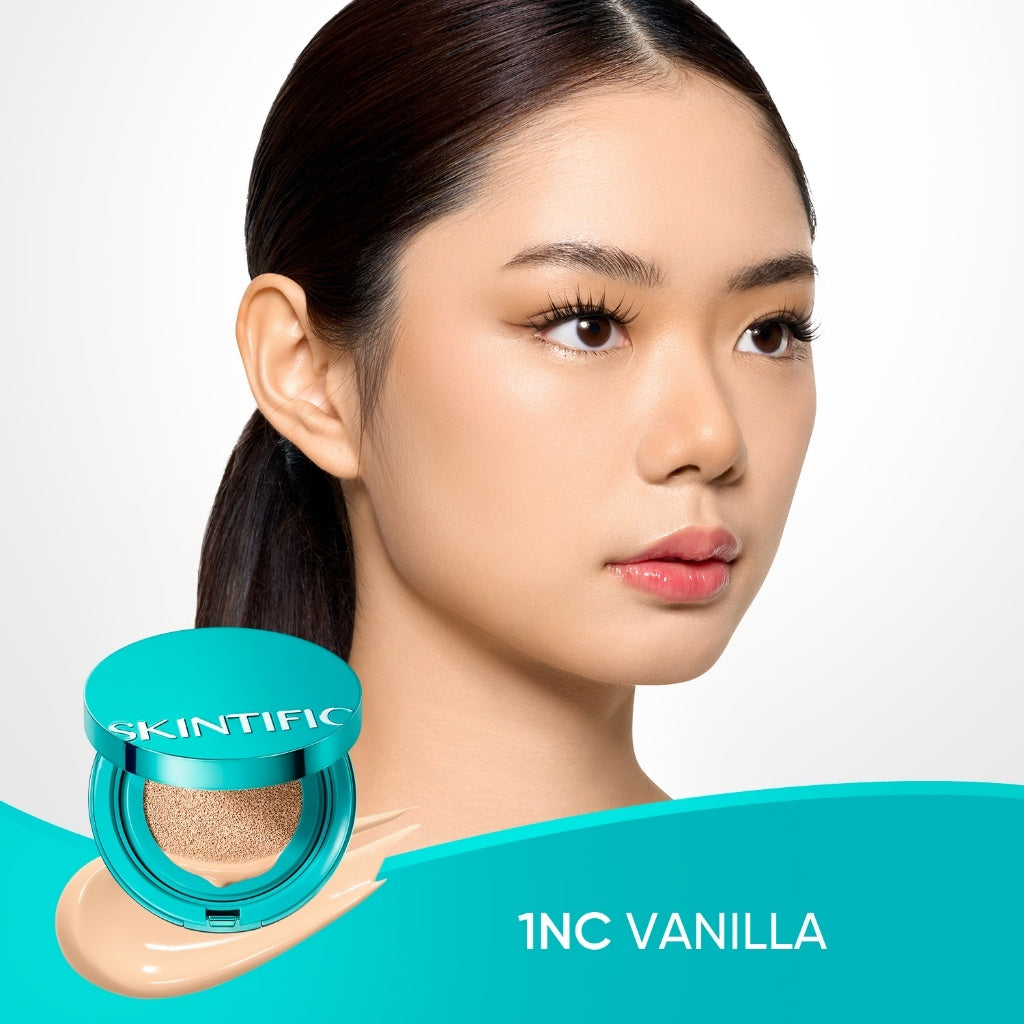 Skintific Perfect Stay Serum Matte Cushion Foundation SPF 50 PA ++++