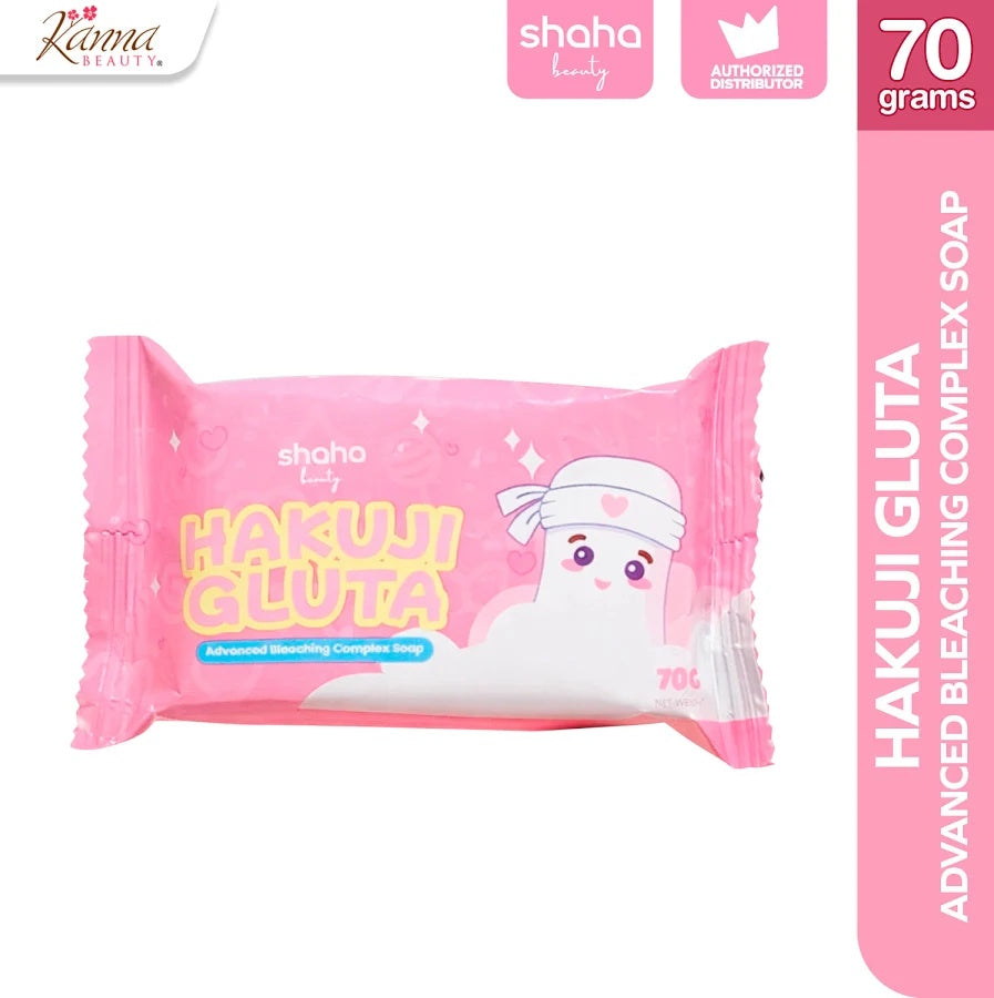 Shaha Beauty Hakuji Gluta Soap (3 Bars x 70g)