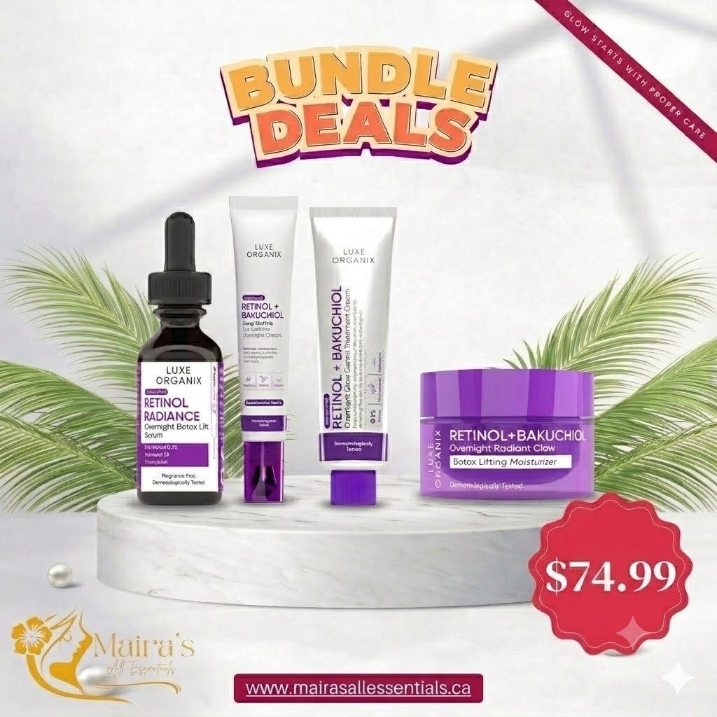 BUNDLE DEALS - Luxe Organix Retinol + Bakuchiol Set