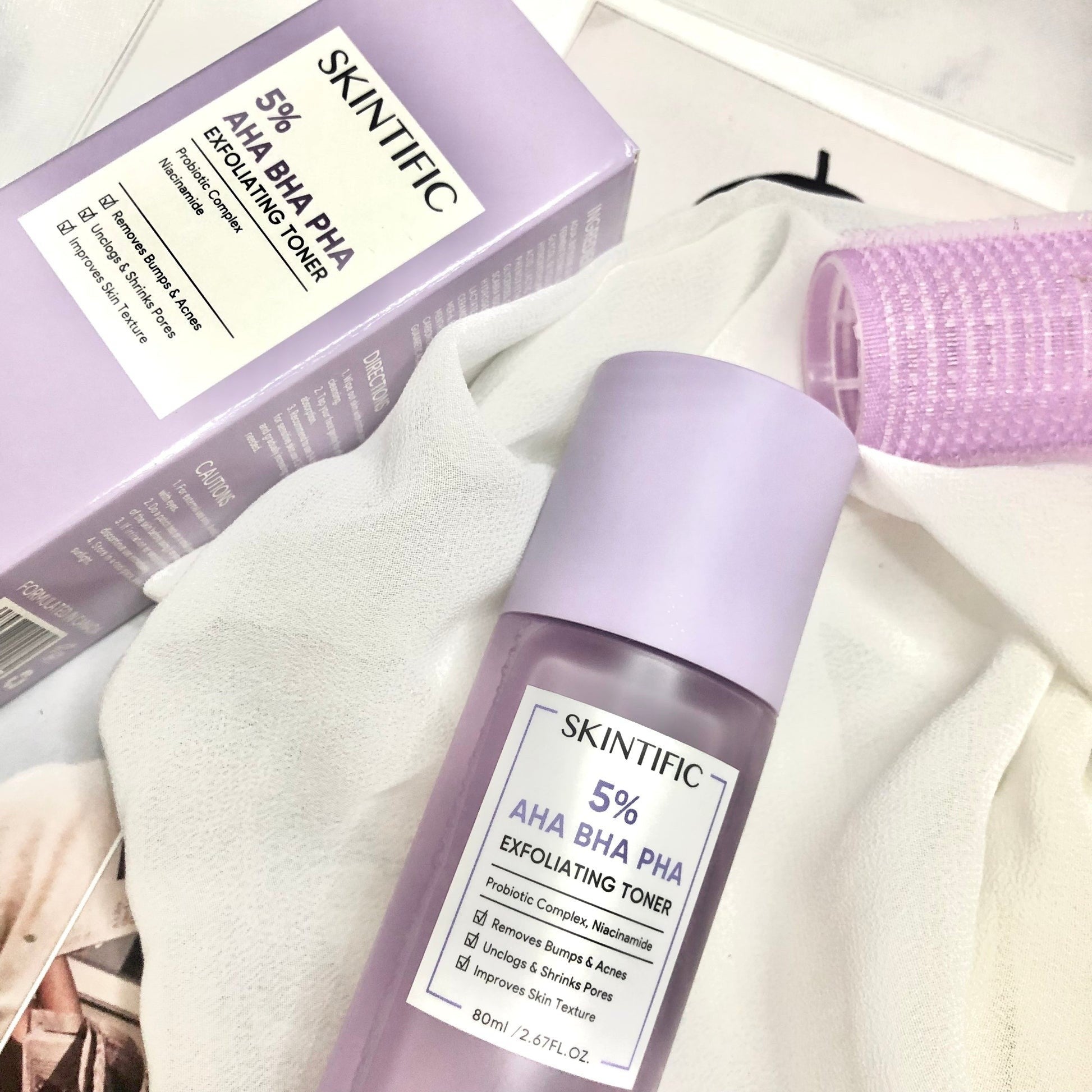 Skintific 5% AHA BHA PHA Exfoliating Toner 80ml