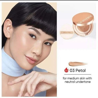 SKINTIFIC Cover All Perfect Cushion (Rosegold)