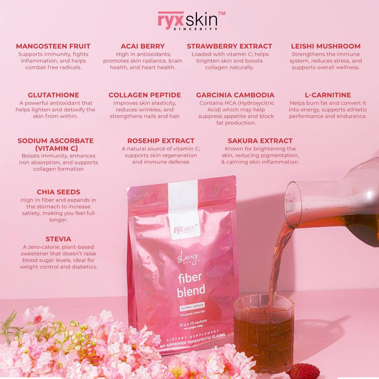 RYX SKIN Fiber Blend LYCHEE