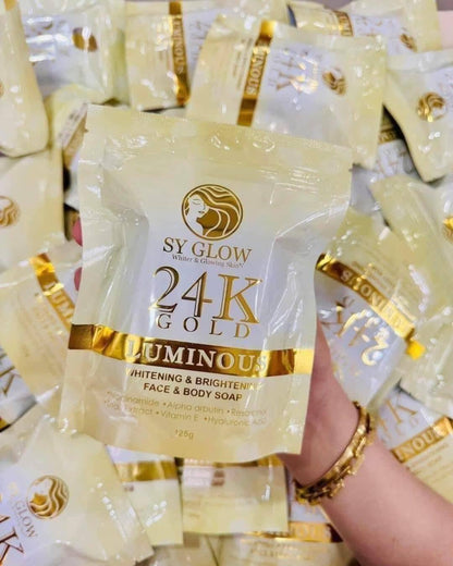Sy Glow 24K Gold Luminous Whitening & Brightening Soap 115g