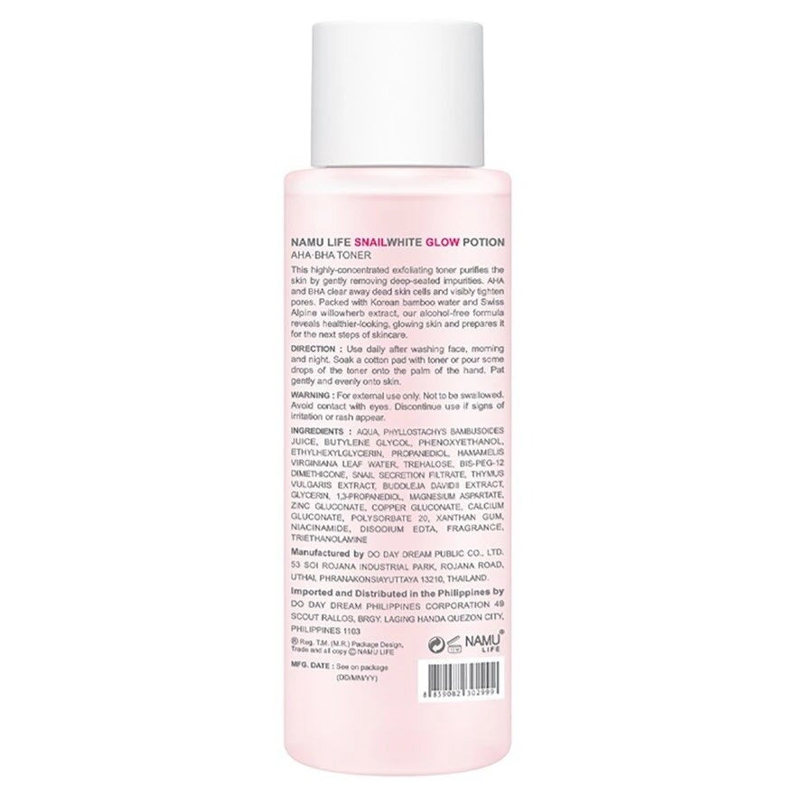 Snailwhite Glow Potion AHA-BHA Toner 150ml