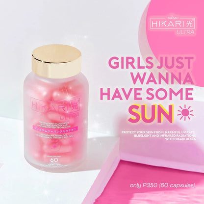 HIKARI Premium Japan Glutathione with Oral Sunblock Technology (Pink)