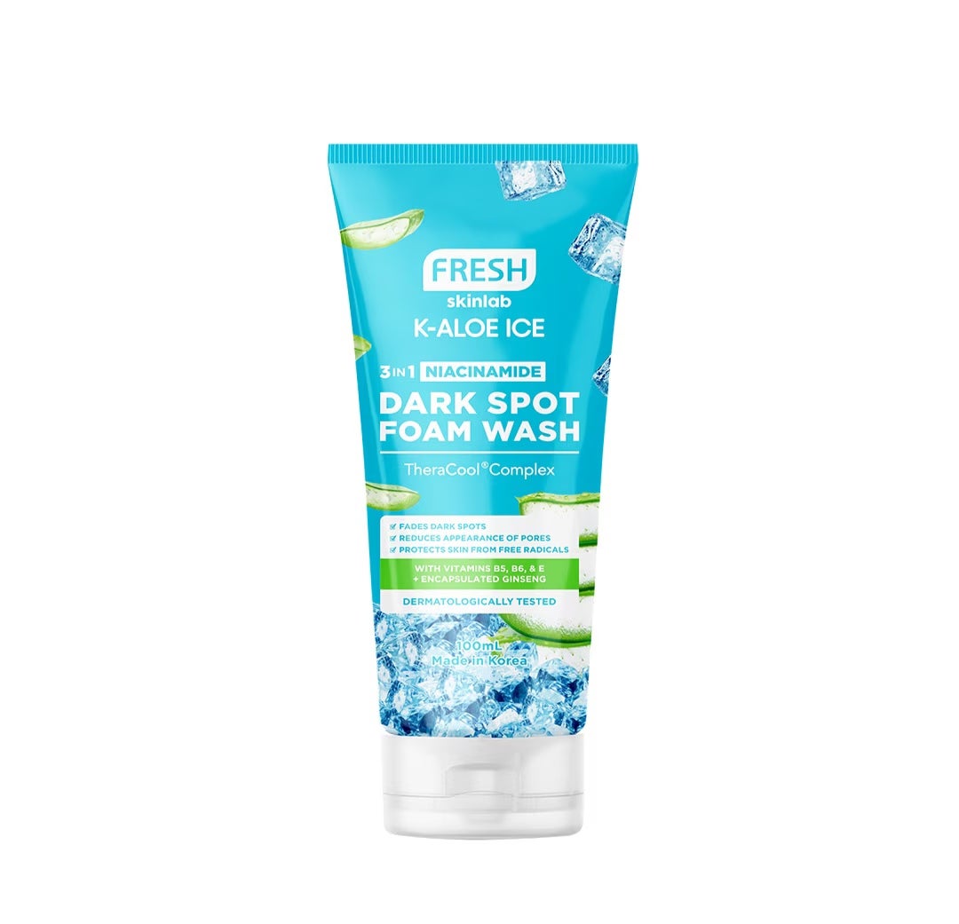 FRESH Skinlab K-Aloe Ice 3 in 1 Niacinamide Dark Spot Foam Wash 100ml