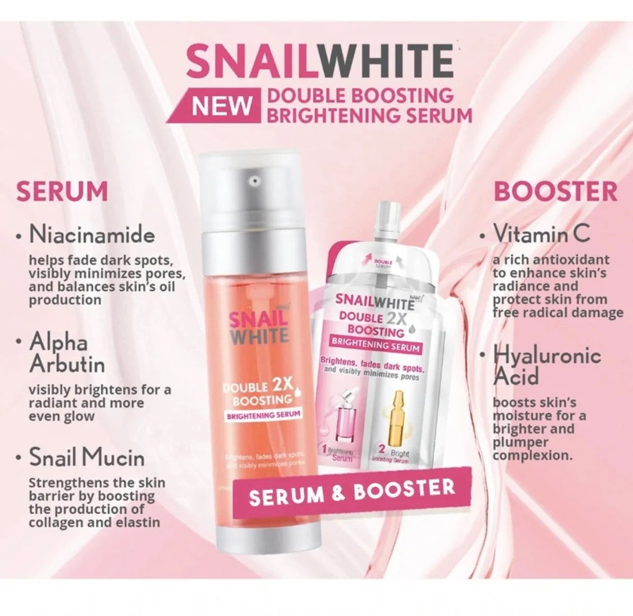 Snailwhite Double Boosting Brightening Serum