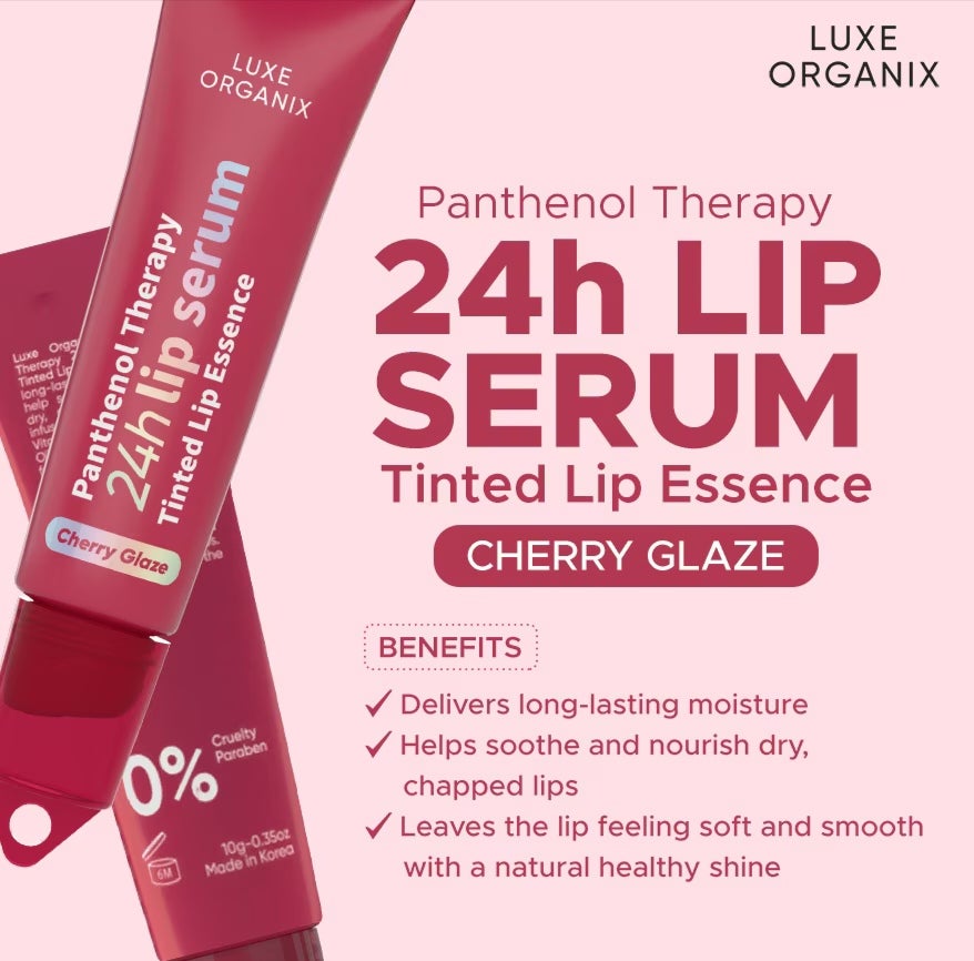 Luxe Organix Panthenol Therapy 24H Lip Serum Tinted Lip Essence 10G
