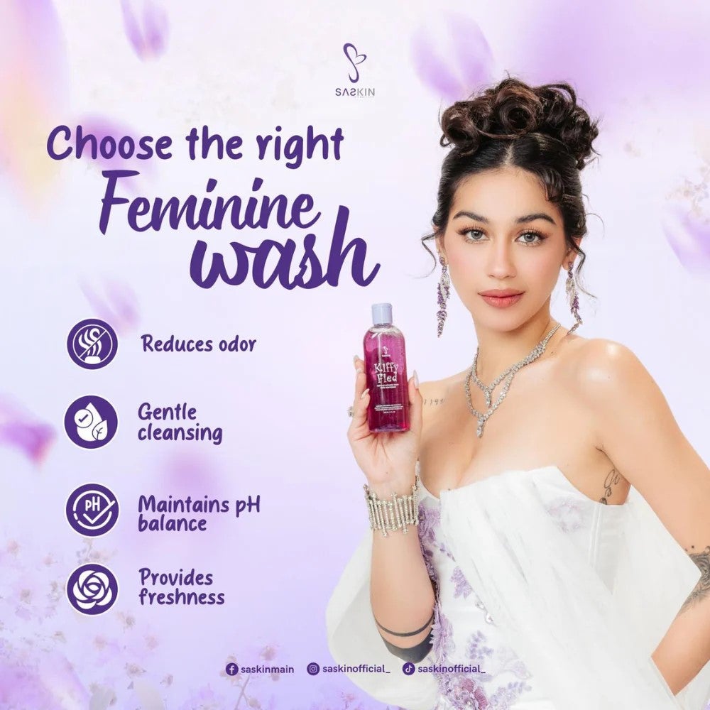 Kiffy Fied by Saskin Gentle Intimate Wash 150ml