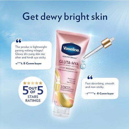 Vaseline Gluta Hya Dewy Radiance 300ml