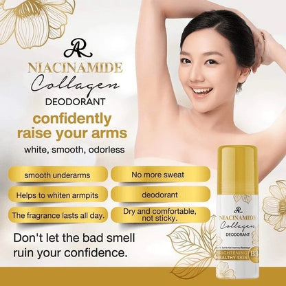 AR Niacinamide Collagen Deodorant Roll-On 75ml