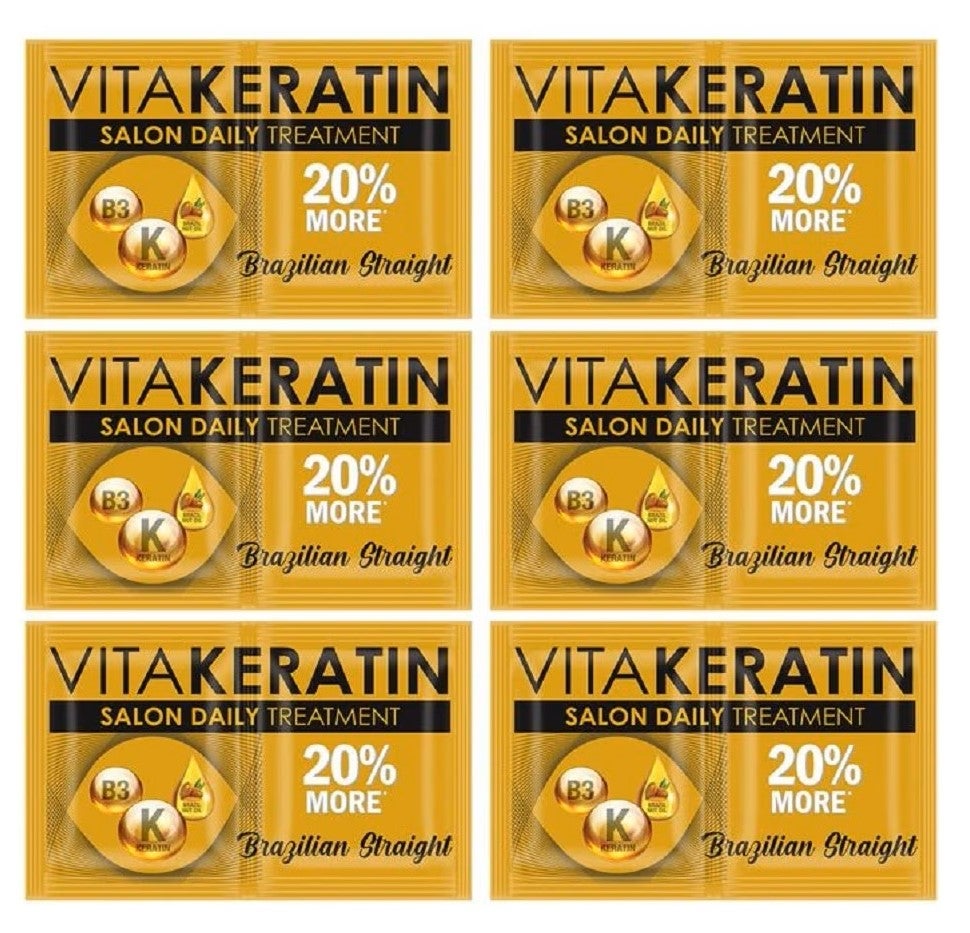 Vita Keratin Salon Daily Treatment Brazilian Straight 24ml 12's