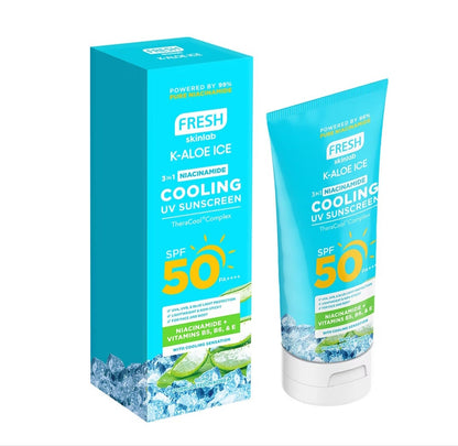 FRESH Skinlab Jeju Aloe Ice 3 in 1 Niacinamide Cooling UV Sunscreen 50ml
