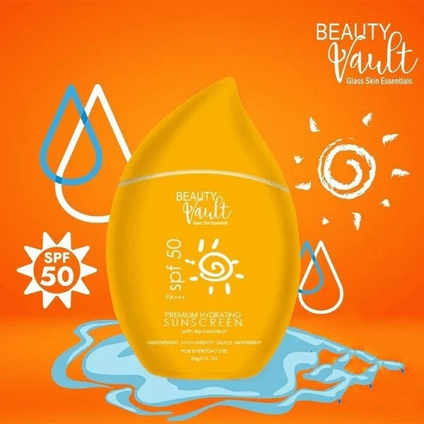 Beauty Vault Premium Hydrating Sunscreen 50g