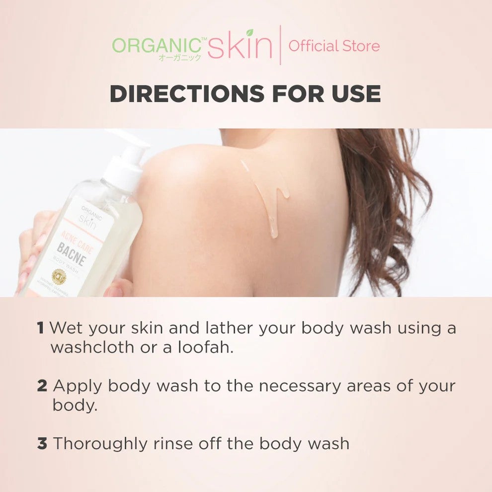Organic Skin Japan Acne Care Bacne Body Wash 250ml