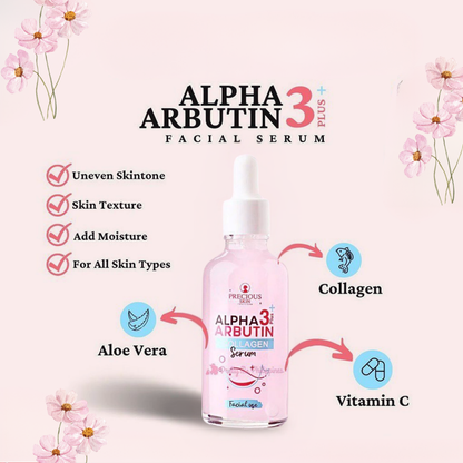 Precious Skin Alpha Arbutin Collagen Facial Serum