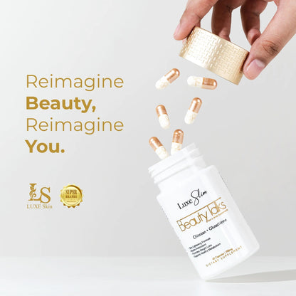 Luxe Slim Beauty Talks Skin & Body Supplements 60 Capsules
