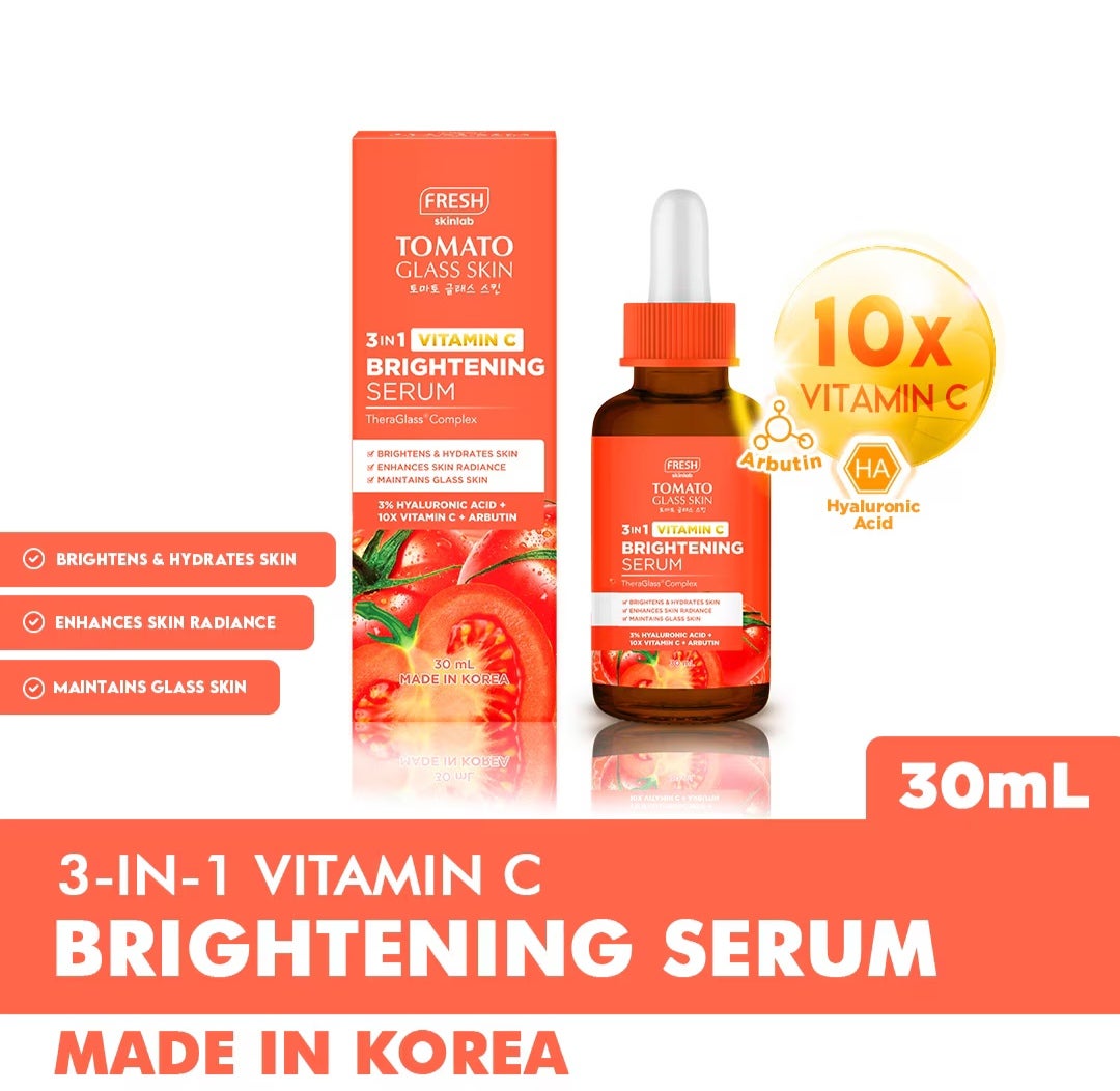 FRESH Skinlab Tomato Glass Skin 3in1 Vitamin C Brightening Serum 30 ml