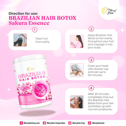MerrySun Brazilian Hair Botox Sakura Treatment 1000ml