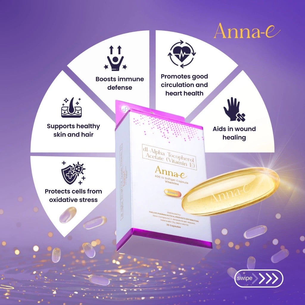 Philuxe Anna-E 400 IU Softgel Capsule Vitamin E
