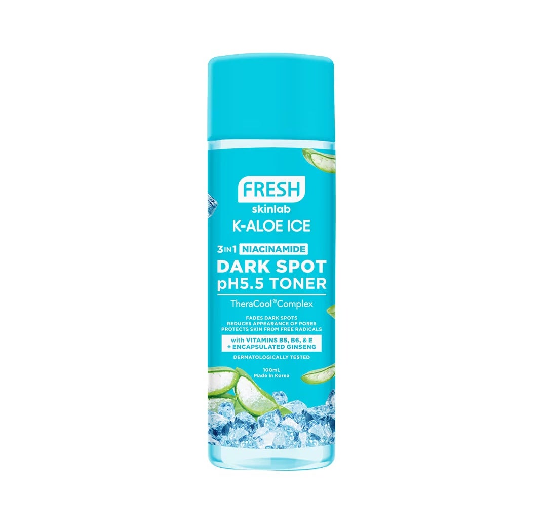 FRESH Skinlab K-Aloe Ice 3 in 1 Niacinamide Dark Spot Ph 5.5 Toner 100ml