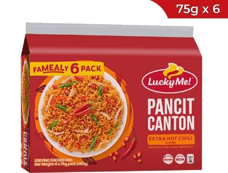 Pancit Canton Hot and Spicy 6's