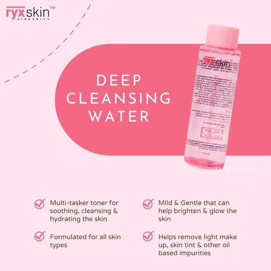 Ryx Deep cleansing Water