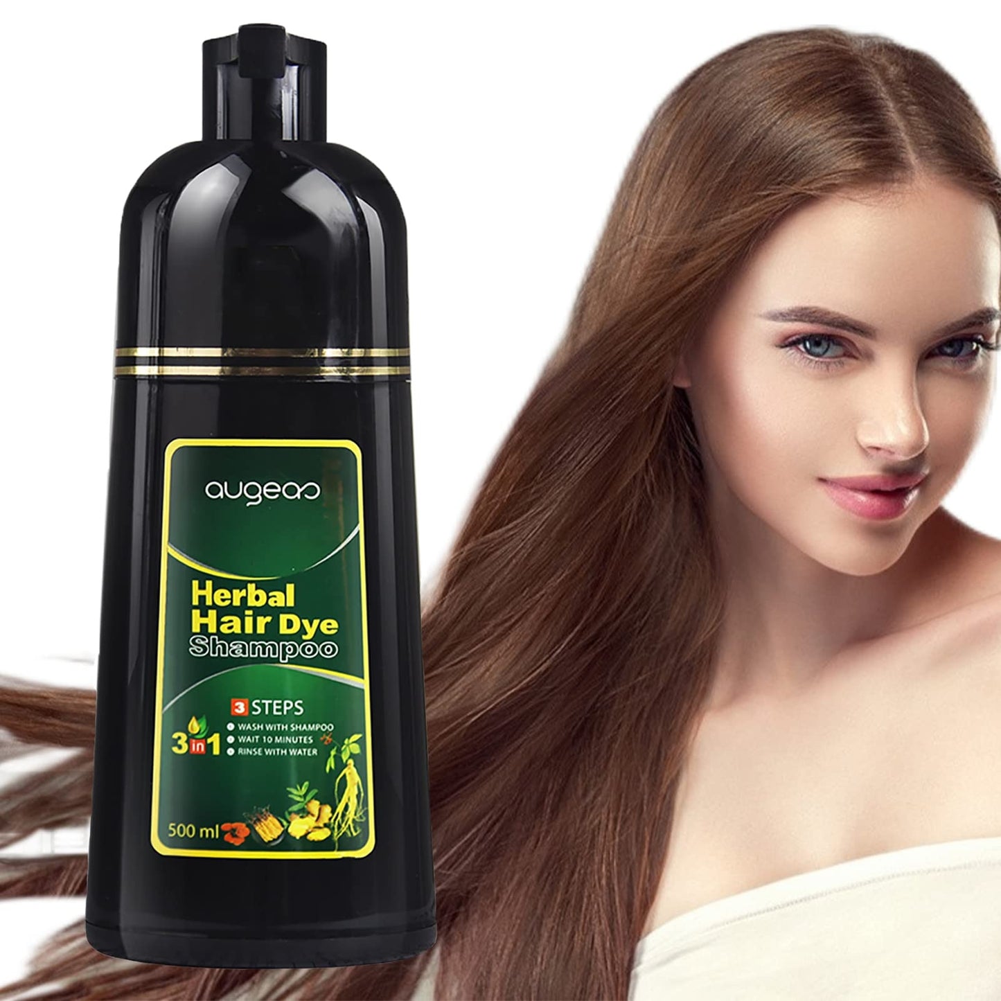 Augeas Hair Dye Shampoo 500ml