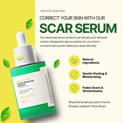 Catt & Co Bright & Free Scar Removal Serum, 30ml
